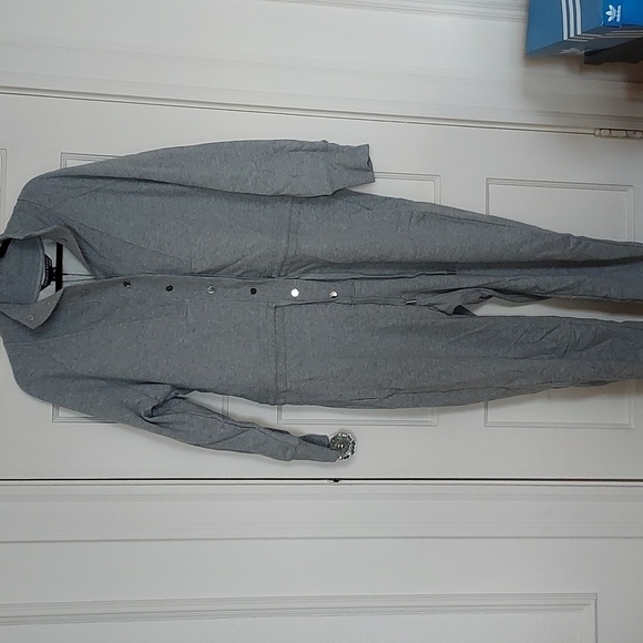 Veronica Beard Finn Jumpsuit In Heather Gray - Picture 4 of 12